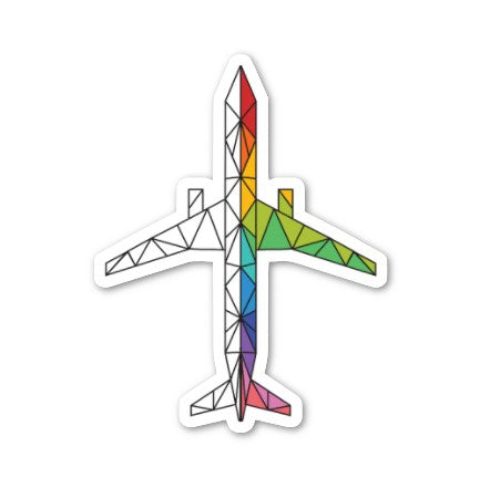 Fix Fly Travel Pride Sticker Rainbow