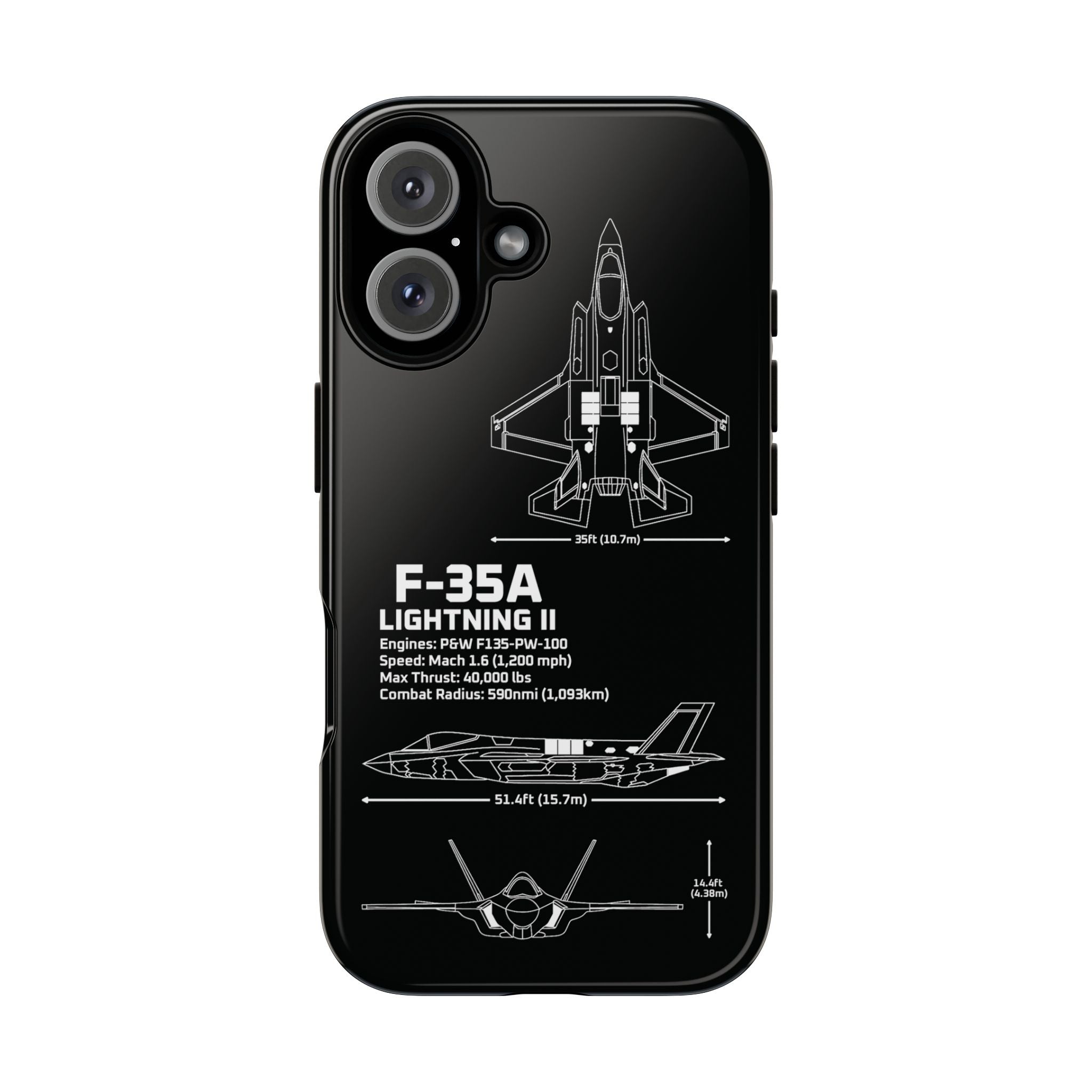F-35A Lightening II Tough Phone Case – Fix Fly Travel