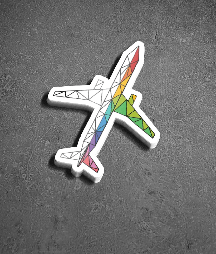 Fix Fly Travel Pride Sticker Design